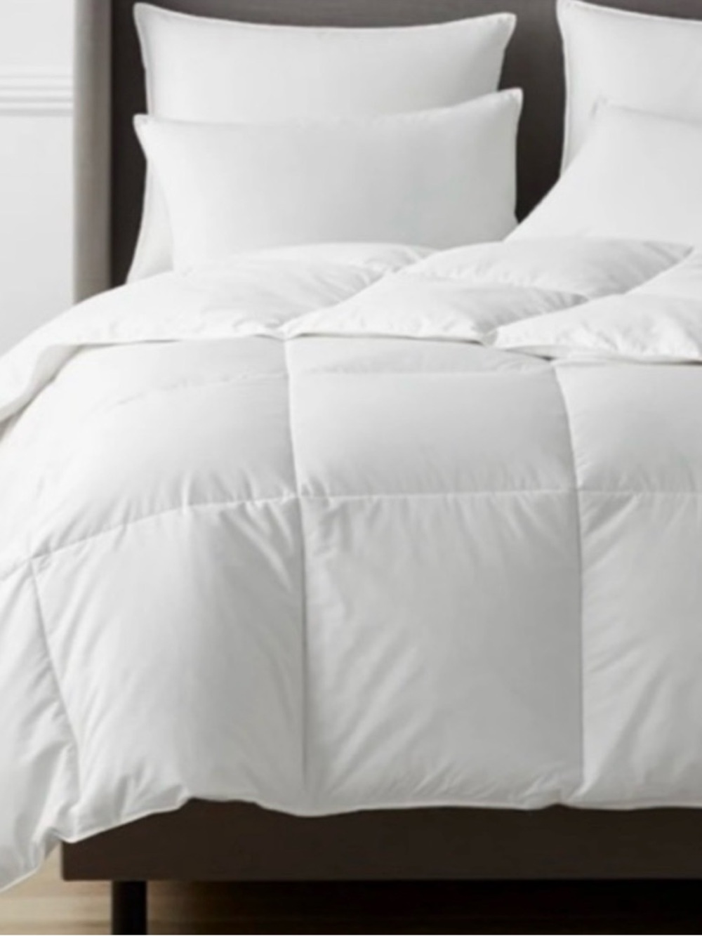 The Company Store Legends Luxury Olympia Down Comforter Queen Light Warmth White